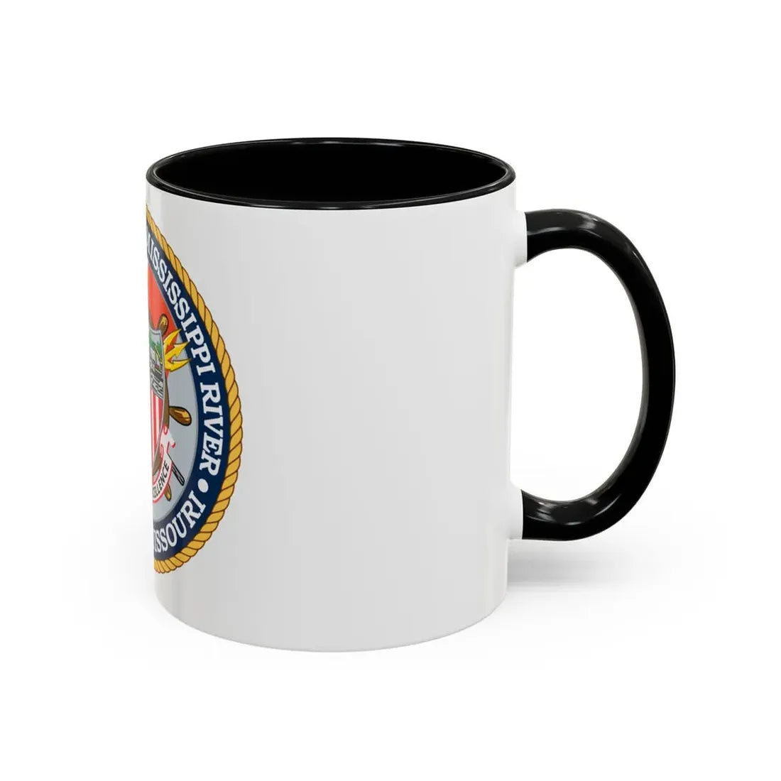 USCG Sector Upper Mississippi River (U.S. Coast Guard) Accent Coffee Mug - Go Mug Yourself