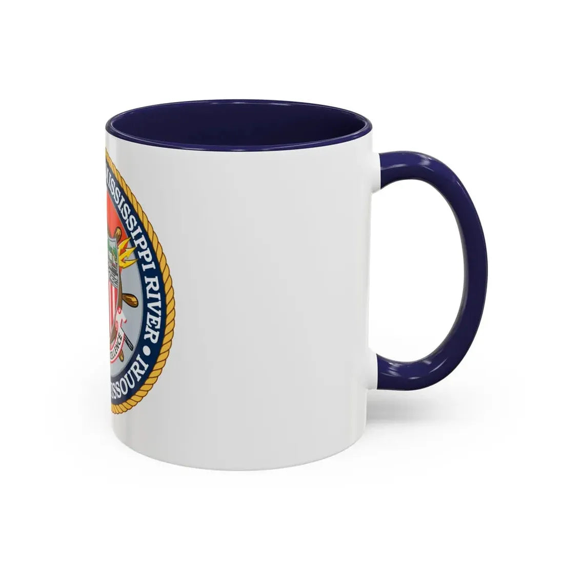 USCG Sector Upper Mississippi River (U.S. Coast Guard) Accent Coffee Mug - Go Mug Yourself