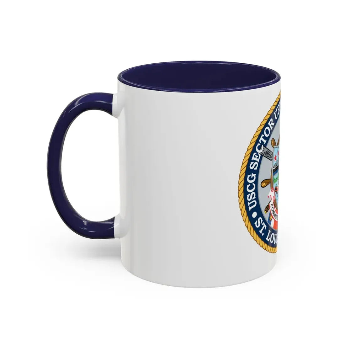 USCG Sector Upper Mississippi River (U.S. Coast Guard) Accent Coffee Mug - Go Mug Yourself