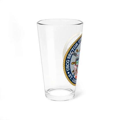 USCG Sector Upper Mississippi River (U.S. Coast Guard) Pint Glass 16oz - Go Mug Yourself