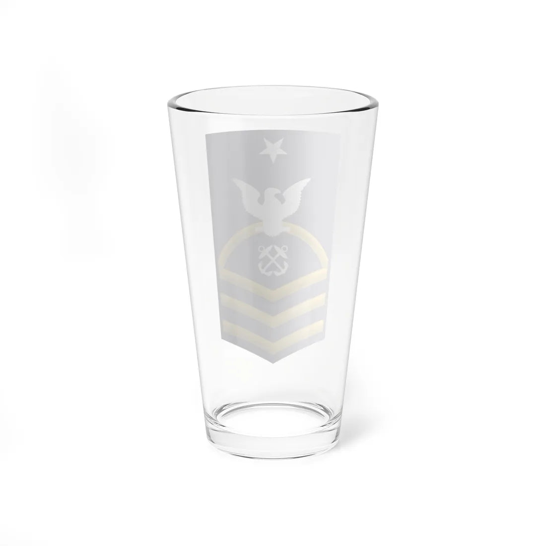 USCG Senior Chief Petty Officer Insignia Sleeve (United States) (Military Rank) Pint Glass 16oz - Go Mug Yourself