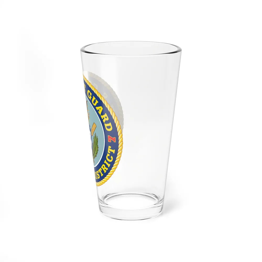 USCG Seventh District (U.S. Coast Guard) Pint Glass 16oz-Go Mug Yourself