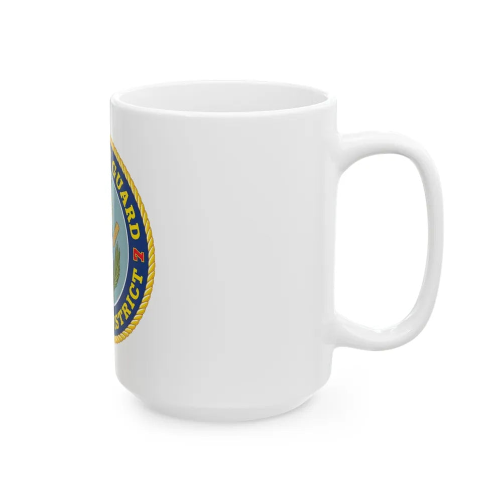 USCG Seventh District (U.S. Coast Guard) White Coffee Mug-Go Mug Yourself