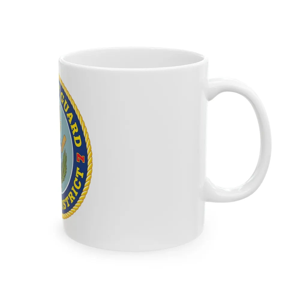 USCG Seventh District (U.S. Coast Guard) White Coffee Mug-Go Mug Yourself