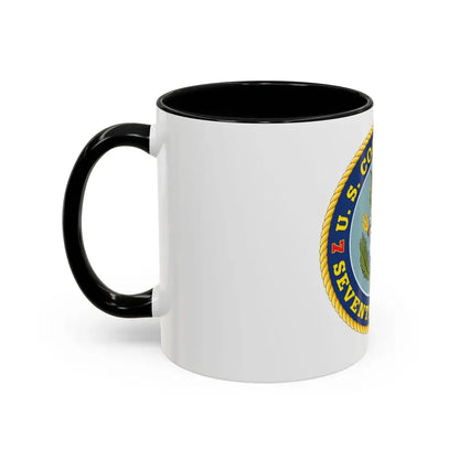 USCG Seventh District (U.S. Coast Guard) Accent Coffee Mug - Go Mug Yourself