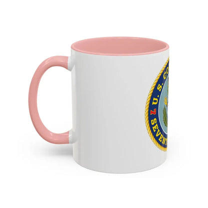 USCG Seventh District (U.S. Coast Guard) Accent Coffee Mug - Go Mug Yourself