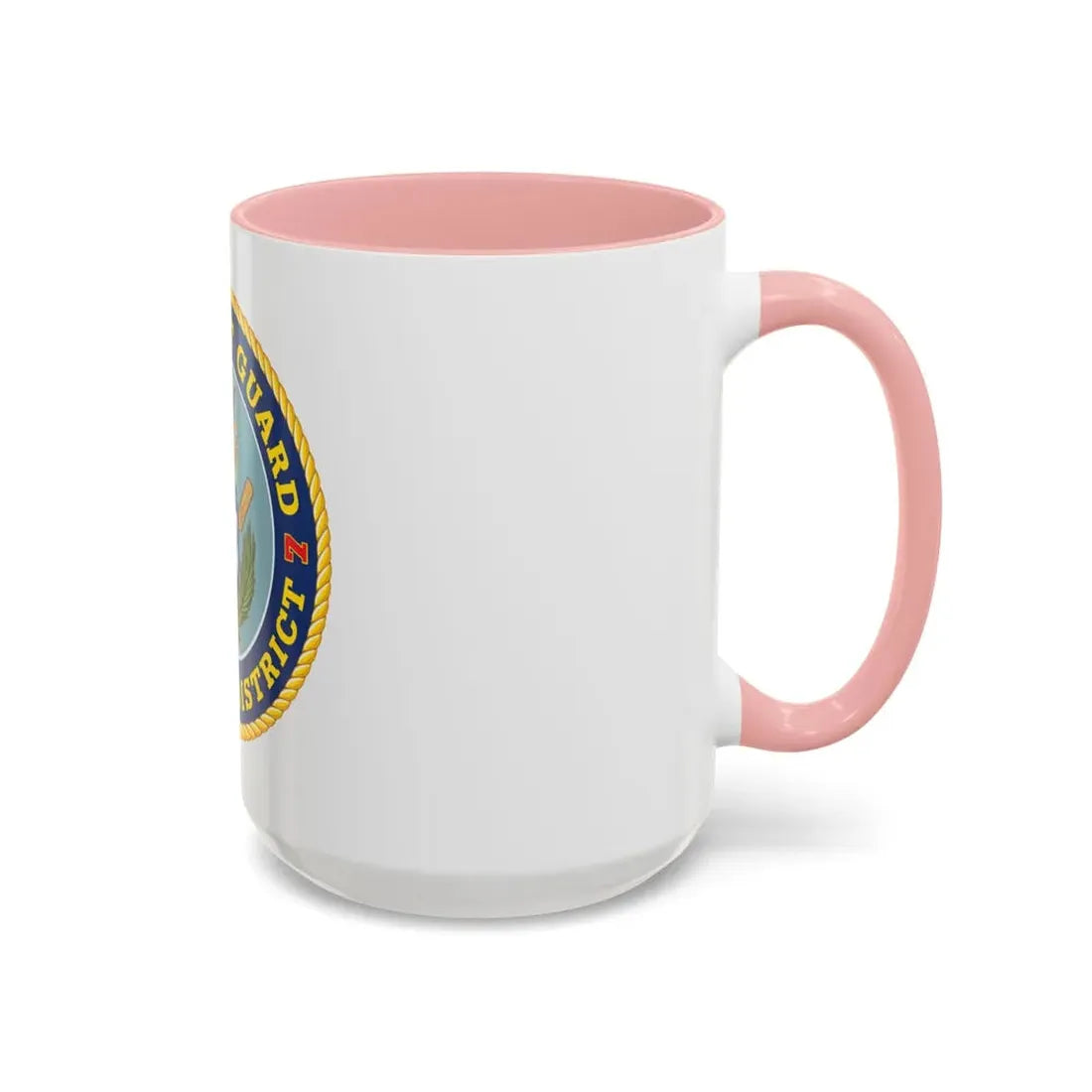 USCG Seventh District (U.S. Coast Guard) Accent Coffee Mug - Go Mug Yourself