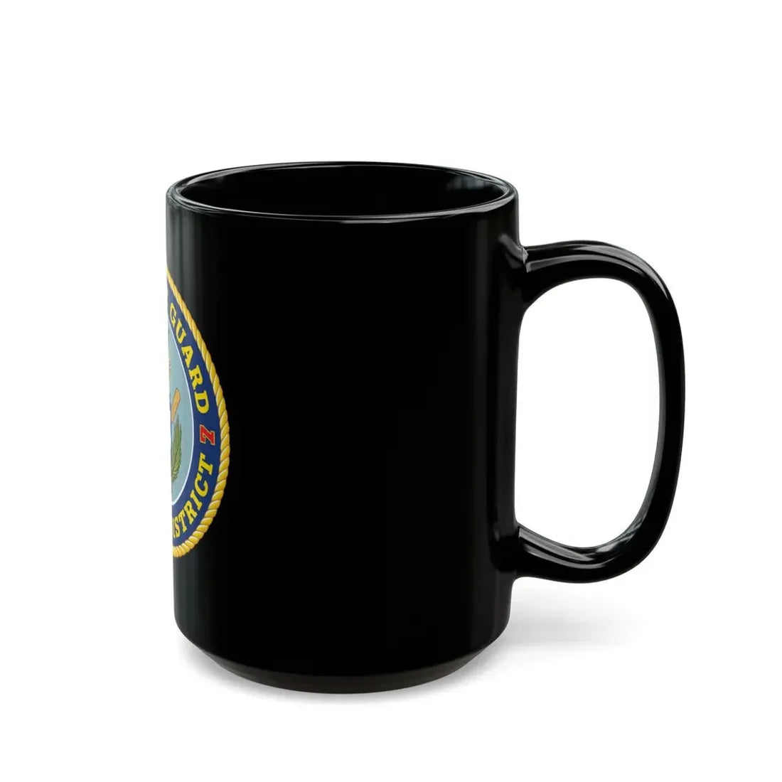 USCG Seventh District (U.S. Coast Guard) Black Coffee Mug - Go Mug Yourself