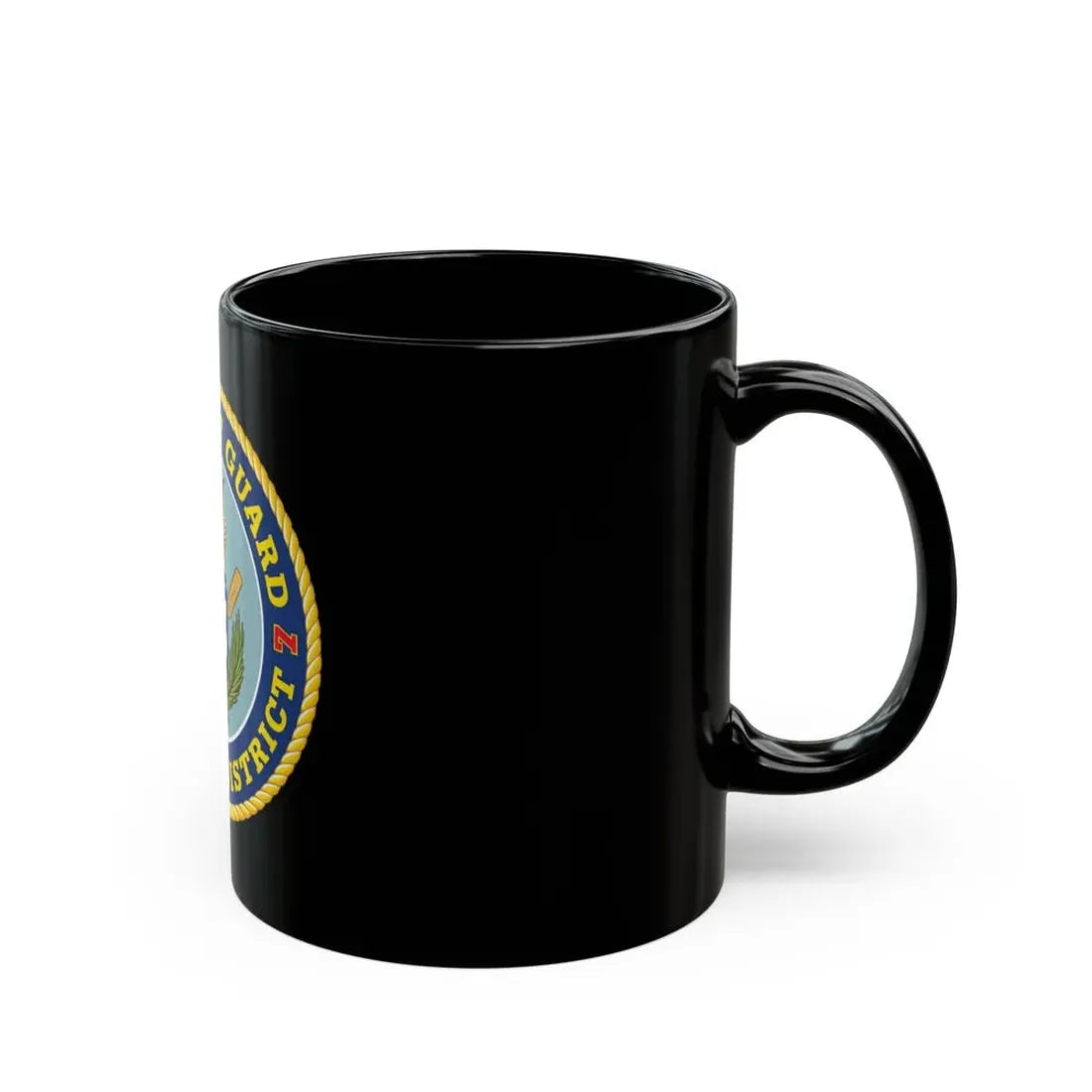 USCG Seventh District (U.S. Coast Guard) Black Coffee Mug - Go Mug Yourself