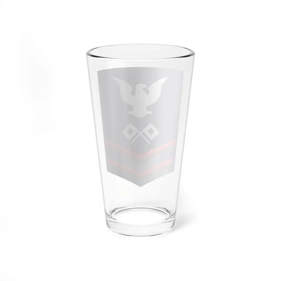 USCG Signalman Second Class insignia (United States) (Military Rank) Pint Glass 16oz - Go Mug Yourself