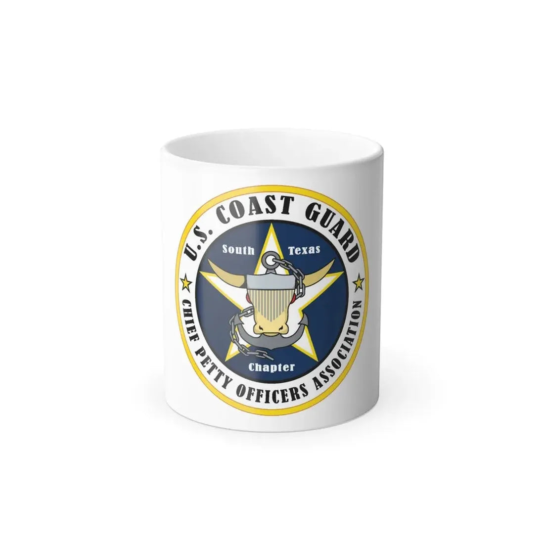 USCG South Texas CPOA (U.S. Coast Guard) Color Changing Coffee Mug 11oz - Go Mug Yourself
