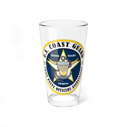 USCG South Texas CPOA (U.S. Coast Guard) Pint Glass 16oz 16oz - Go Mug Yourself