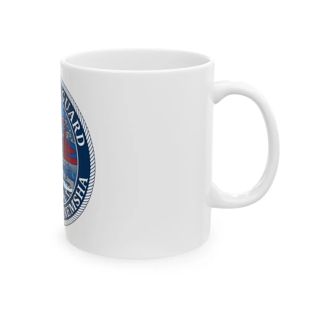 USCG STA MENEMSHA (U.S. Coast Guard) White Coffee Mug-Go Mug Yourself