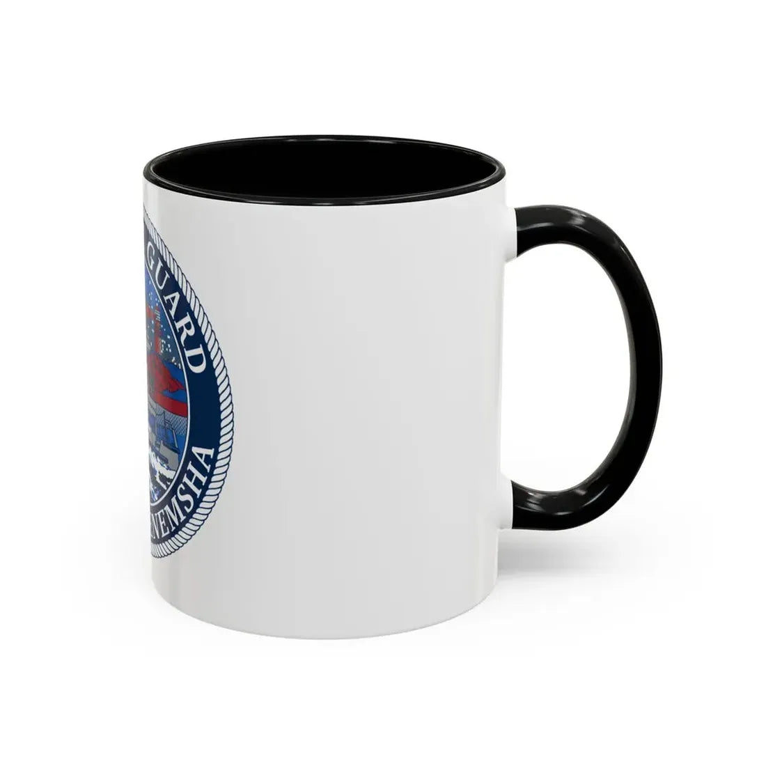 USCG STA MENEMSHA (U.S. Coast Guard) Accent Coffee Mug - Go Mug Yourself