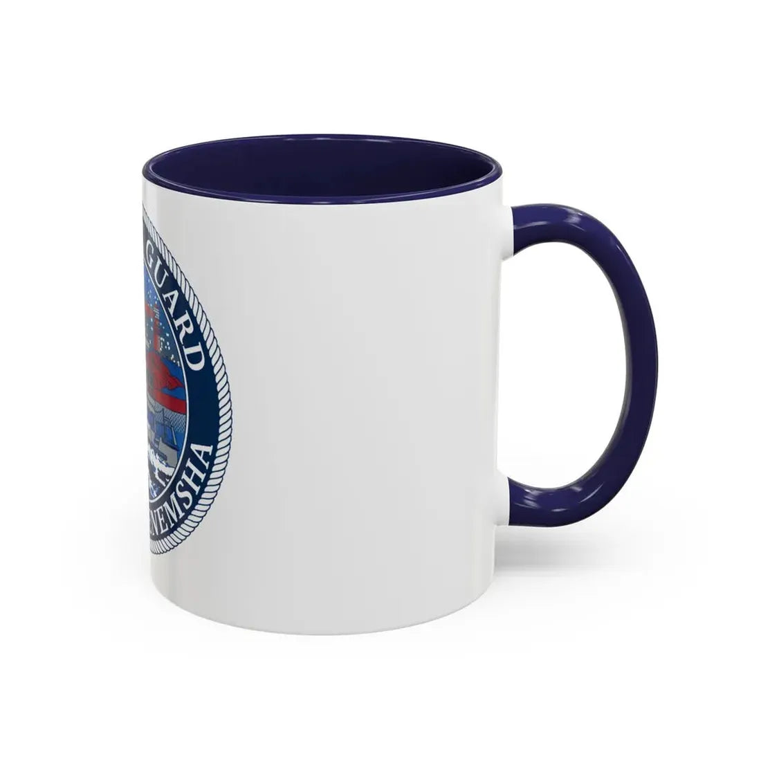 USCG STA MENEMSHA (U.S. Coast Guard) Accent Coffee Mug - Go Mug Yourself