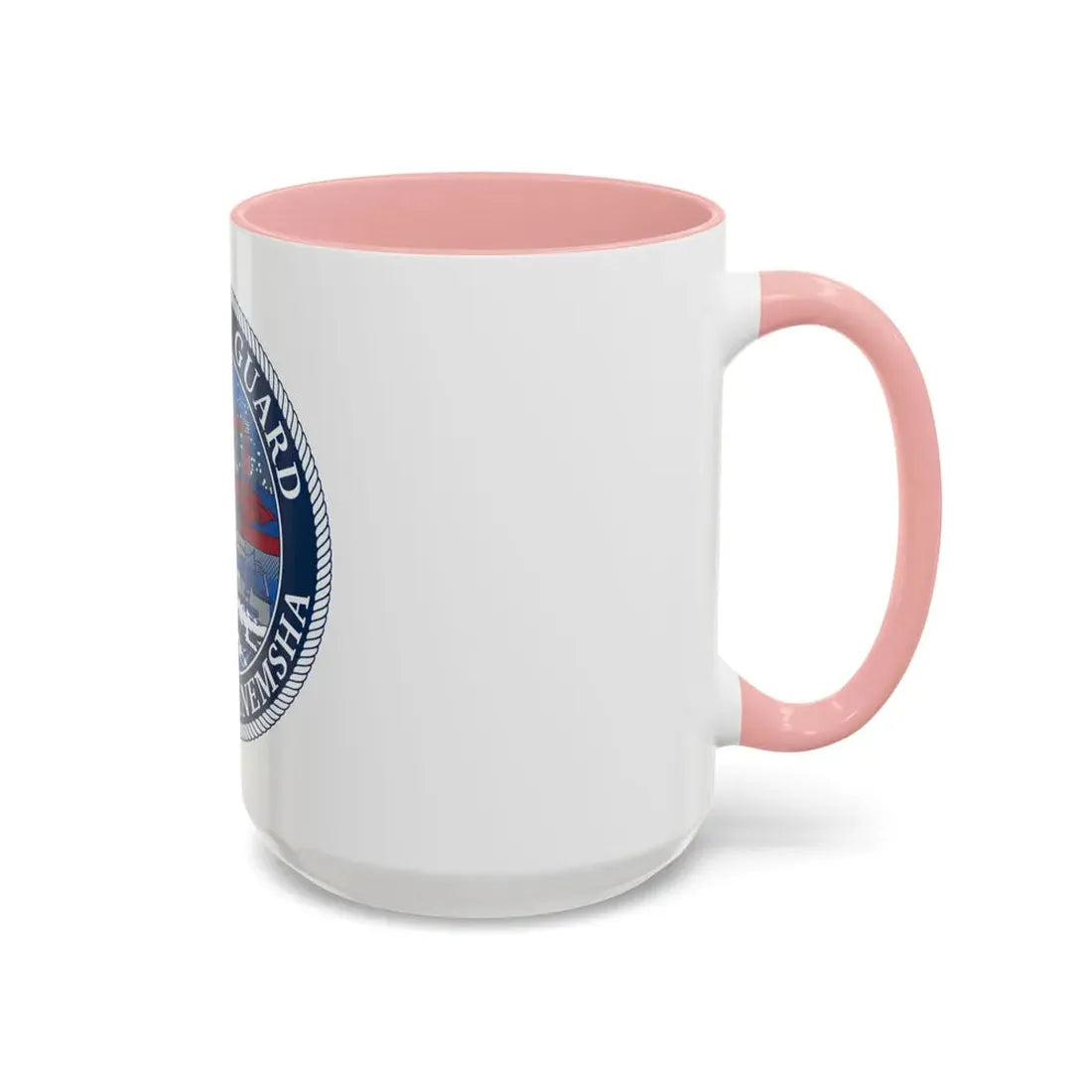 USCG STA MENEMSHA (U.S. Coast Guard) Accent Coffee Mug - Go Mug Yourself