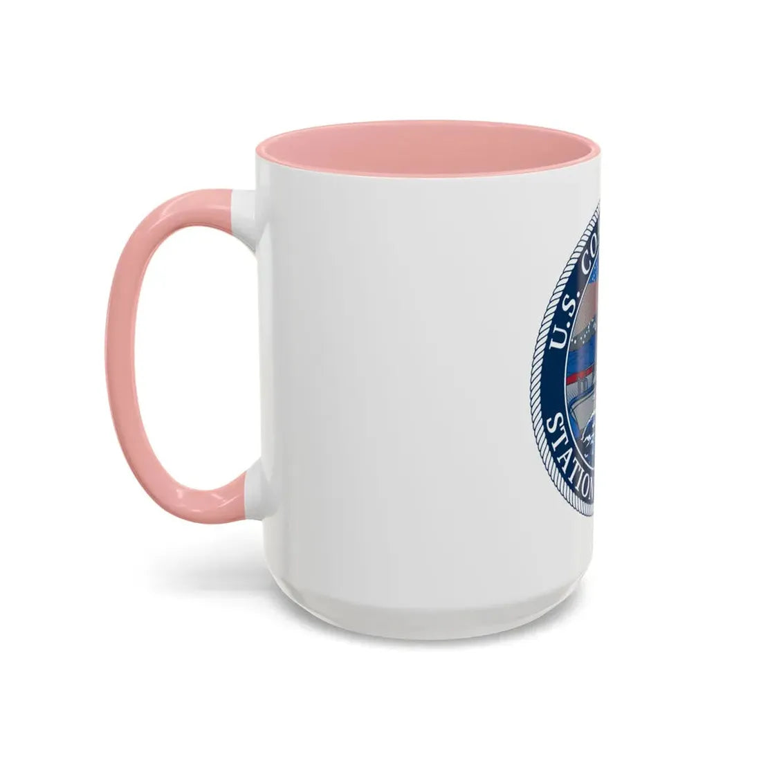 USCG STA MENEMSHA (U.S. Coast Guard) Accent Coffee Mug - Go Mug Yourself