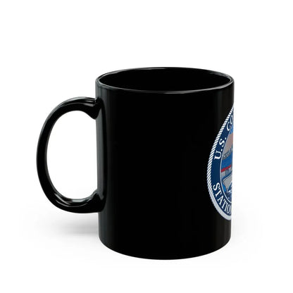 USCG STA MENEMSHA (U.S. Coast Guard) Black Coffee Mug - Go Mug Yourself