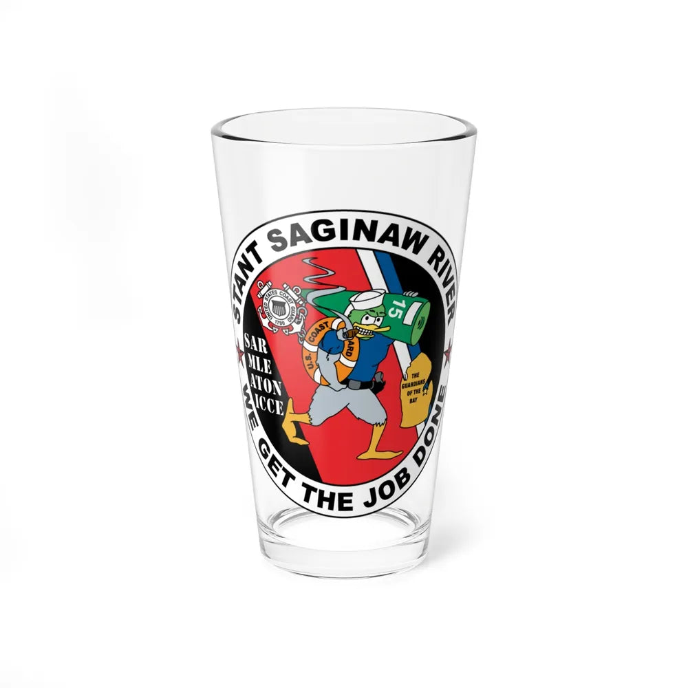 USCG STANT Saginaw River NEW 09 (U.S. Coast Guard) Pint Glass 16oz-16oz-Go Mug Yourself