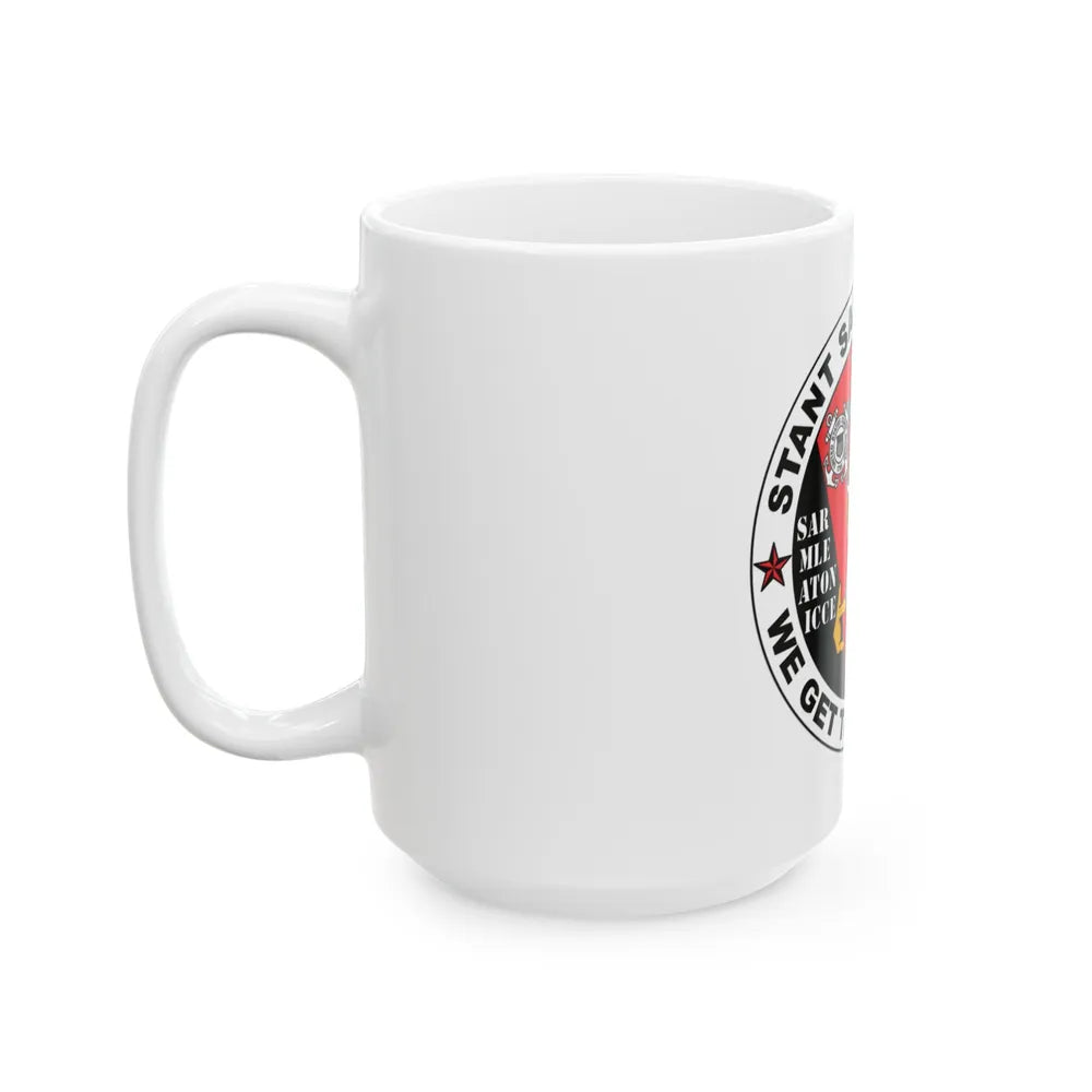 USCG STANT Saginaw River NEW 09 (U.S. Coast Guard) White Coffee Mug-Go Mug Yourself