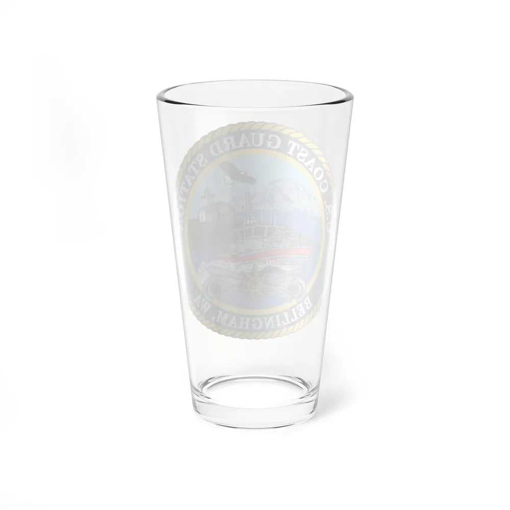 USCG Station Bellingham WA (U.S. Coast Guard) Pint Glass 16oz-Go Mug Yourself