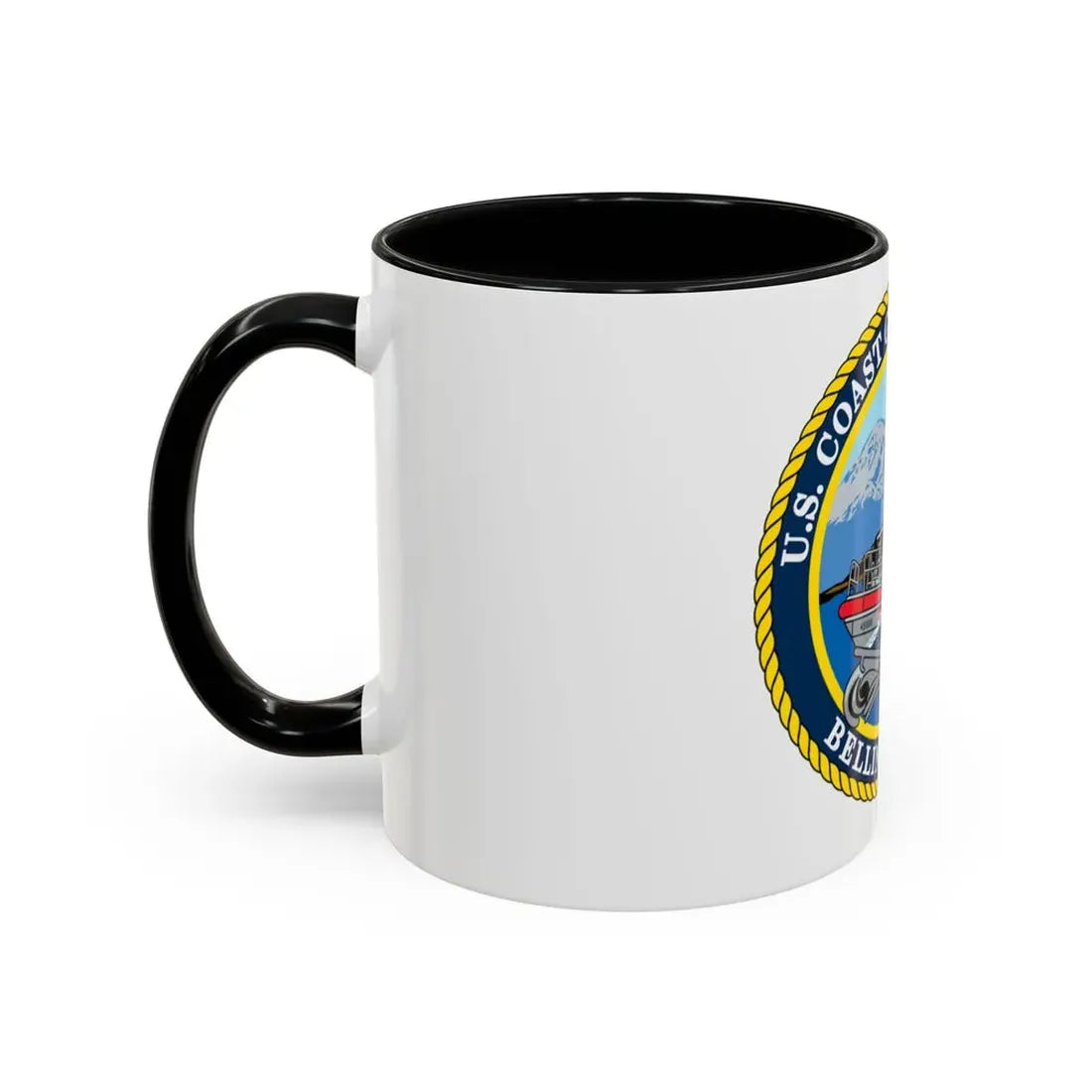 USCG Station Bellingham WA (U.S. Coast Guard) Accent Coffee Mug - Go Mug Yourself