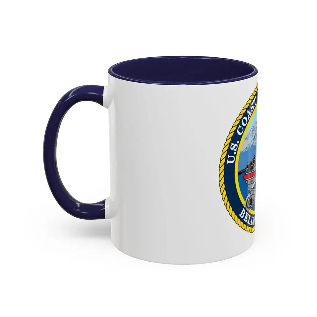 USCG Station Bellingham WA (U.S. Coast Guard) Accent Coffee Mug - Go Mug Yourself