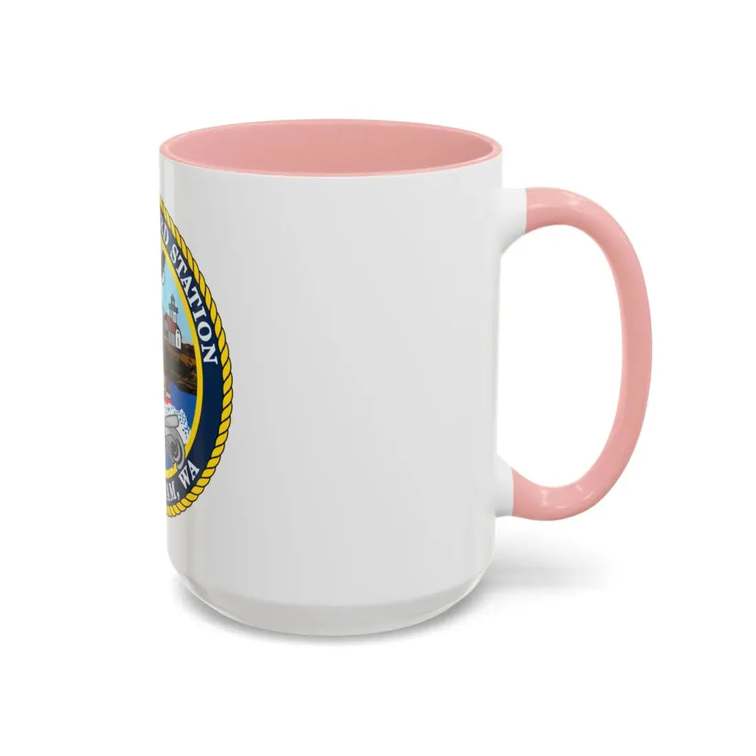 USCG Station Bellingham WA (U.S. Coast Guard) Accent Coffee Mug - Go Mug Yourself
