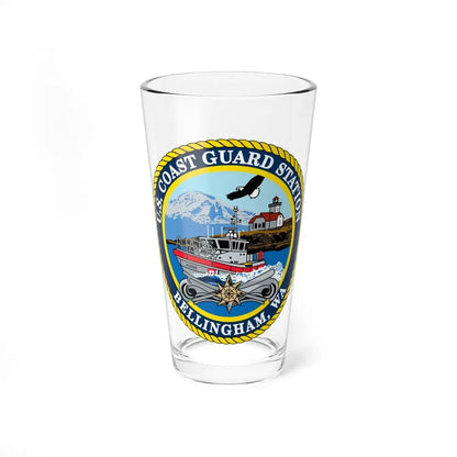 USCG Station Bellingham WA (U.S. Coast Guard) Pint Glass 16oz 16oz - Go Mug Yourself
