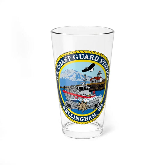 USCG Station Bellingham WA (U.S. Coast Guard) Pint Glass 16oz 16oz - Go Mug Yourself