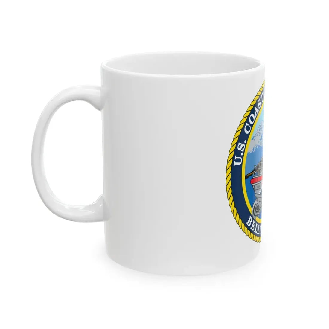 USCG Station Bellingham WA (U.S. Coast Guard) White Coffee Mug - Go Mug Yourself