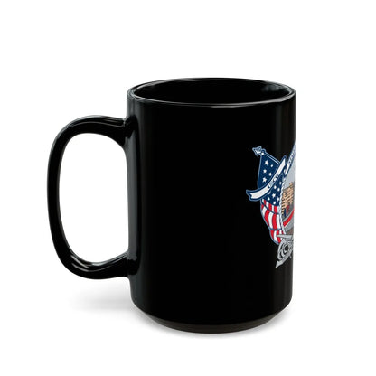 USCG Station Boston (U.S. Coast Guard) Black Coffee Mug-Go Mug Yourself