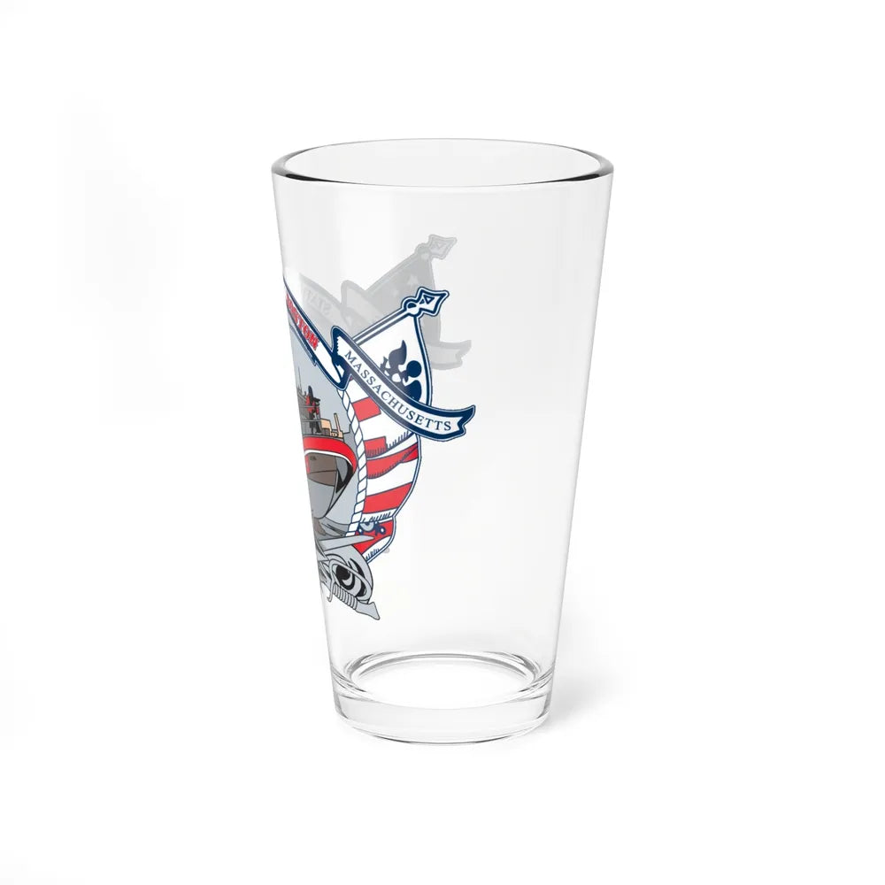 USCG Station Boston (U.S. Coast Guard) Pint Glass 16oz-Go Mug Yourself