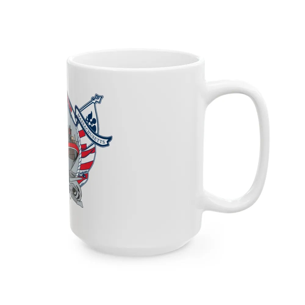 USCG Station Boston (U.S. Coast Guard) White Coffee Mug-Go Mug Yourself