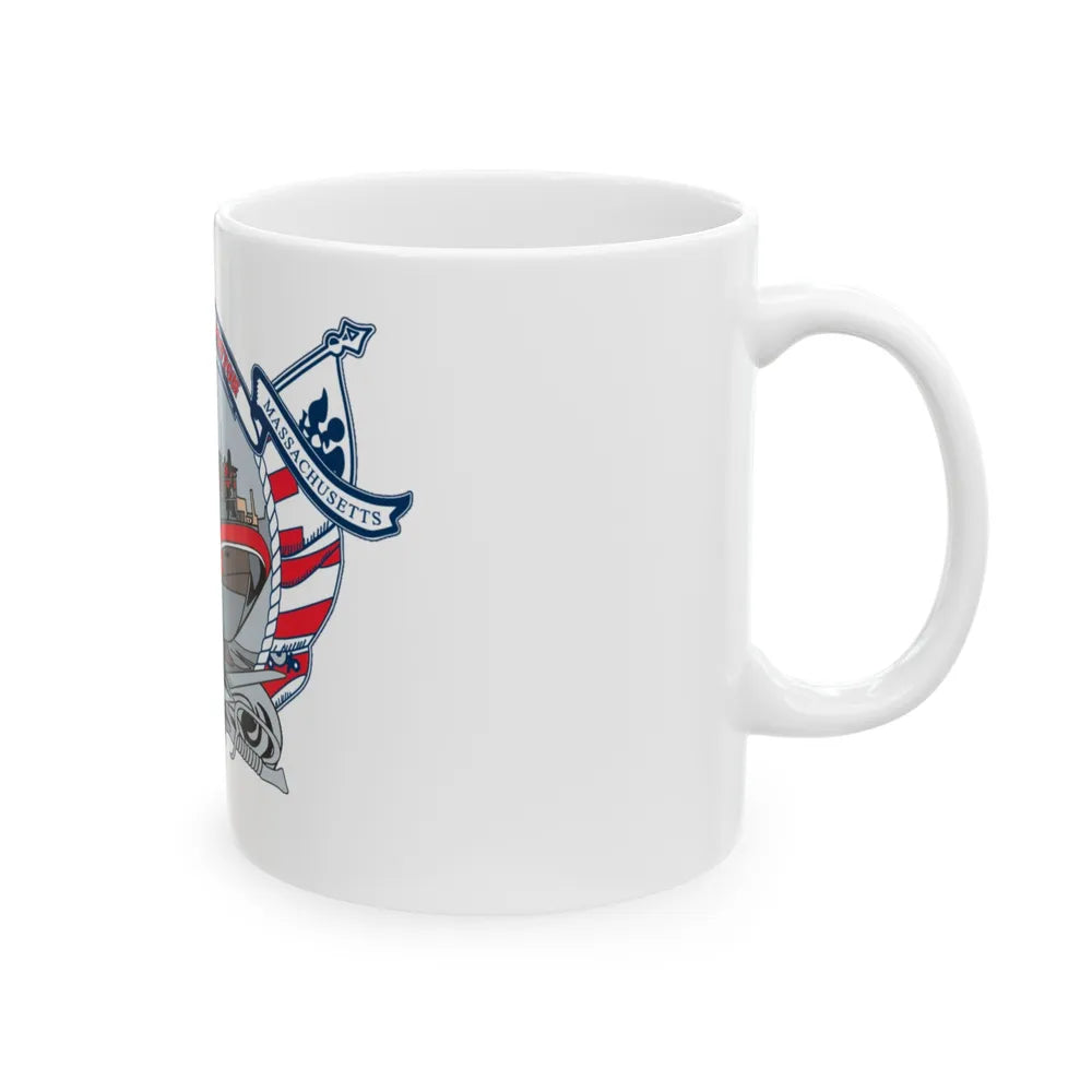 USCG Station Boston (U.S. Coast Guard) White Coffee Mug-Go Mug Yourself