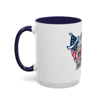 USCG Station Boston (U.S. Coast Guard) Accent Coffee Mug - Go Mug Yourself