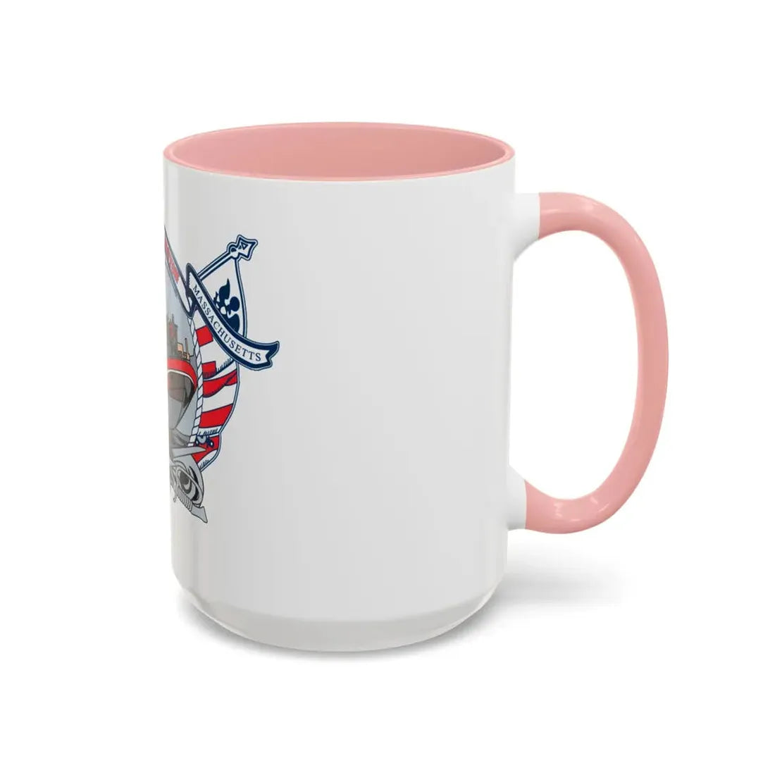 USCG Station Boston (U.S. Coast Guard) Accent Coffee Mug - Go Mug Yourself