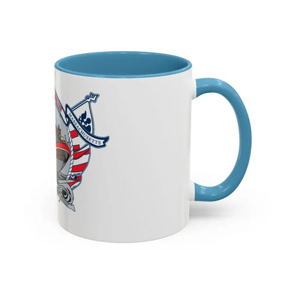 USCG Station Boston (U.S. Coast Guard) Accent Coffee Mug - Go Mug Yourself