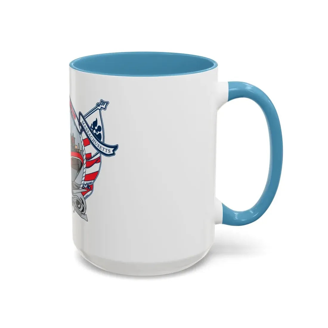 USCG Station Boston (U.S. Coast Guard) Accent Coffee Mug - Go Mug Yourself