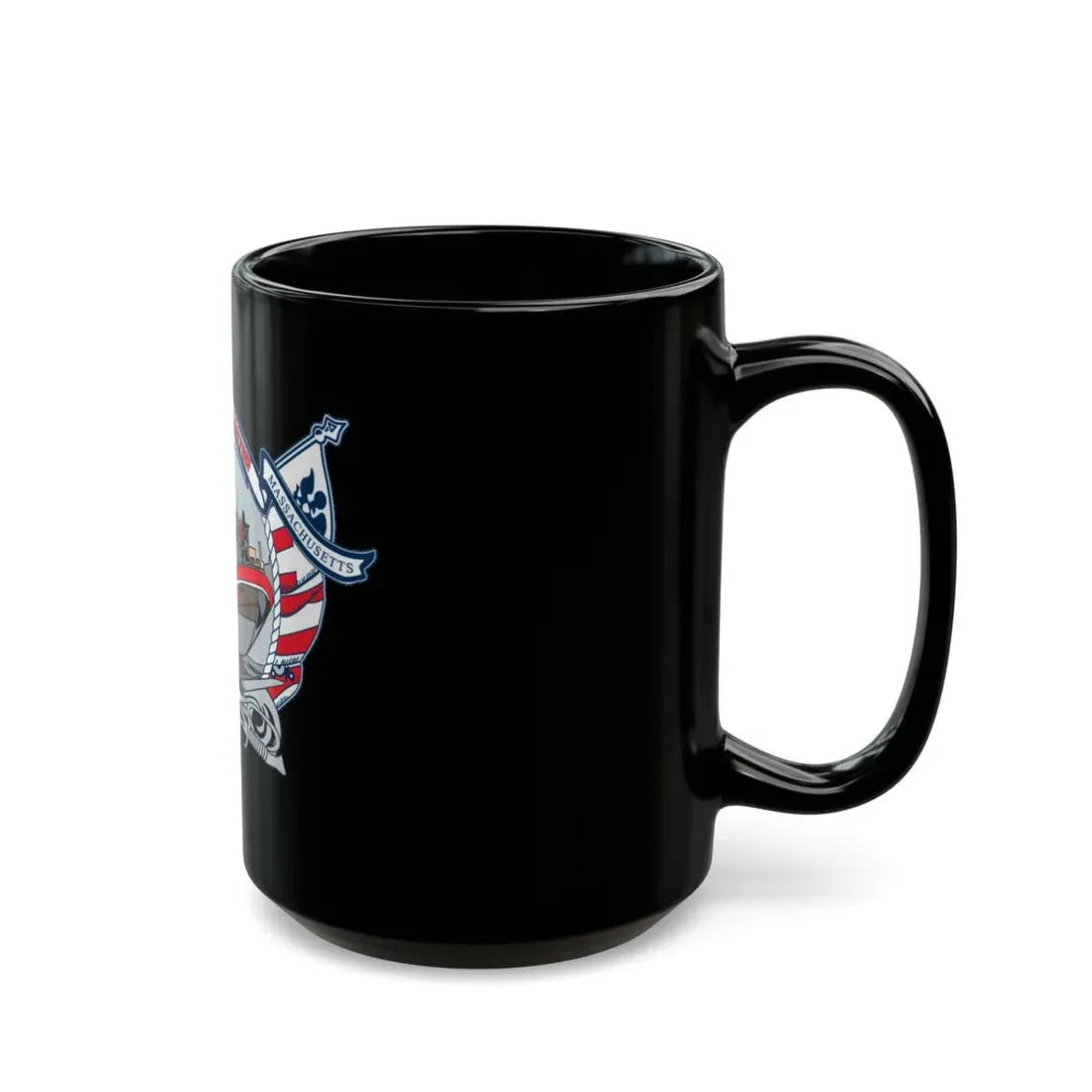USCG Station Boston (U.S. Coast Guard) Black Coffee Mug - Go Mug Yourself