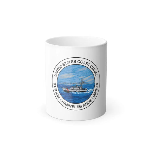 USCG Station Channel Islands Harbor (U.S. Coast Guard) Color Changing Mug 11oz-11oz-Go Mug Yourself