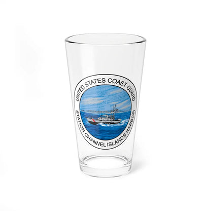 USCG Station Channel Islands Harbor (U.S. Coast Guard) Pint Glass 16oz-16oz-Go Mug Yourself