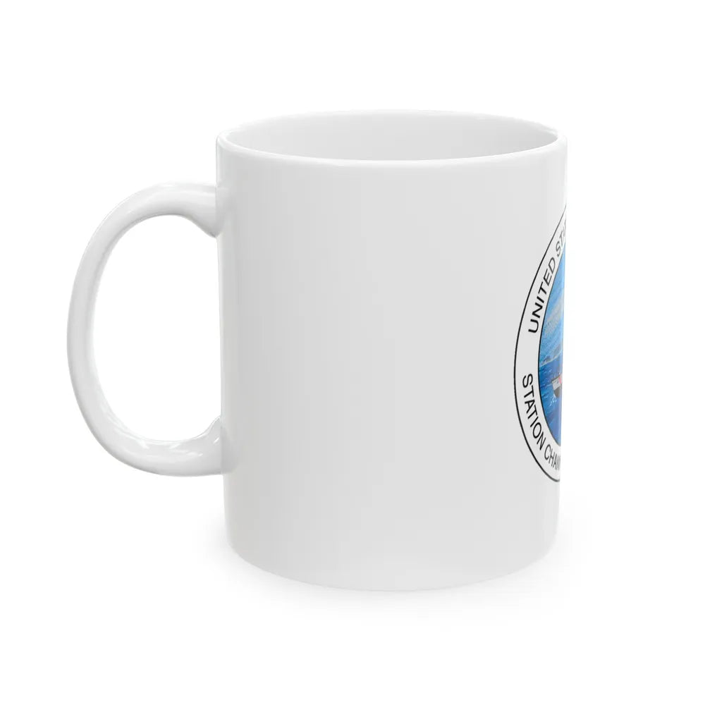 USCG Station Channel Islands Harbor (U.S. Coast Guard) White Coffee Mug-Go Mug Yourself