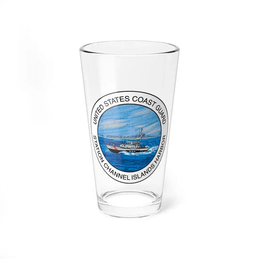 USCG Station Channel Islands Harbor (U.S. Coast Guard) Pint Glass 16oz 16oz - Go Mug Yourself
