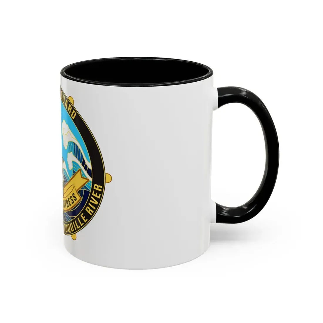 USCG Station Coos Bay (U.S. Coast Guard) Accent Coffee Mug - Go Mug Yourself