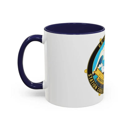 USCG Station Coos Bay (U.S. Coast Guard) Accent Coffee Mug - Go Mug Yourself
