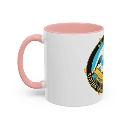 USCG Station Coos Bay (U.S. Coast Guard) Accent Coffee Mug - Go Mug Yourself