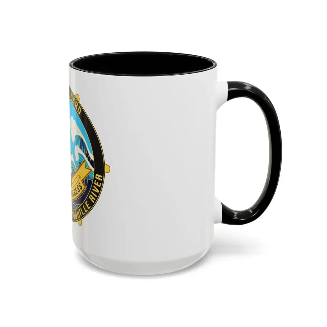 USCG Station Coos Bay (U.S. Coast Guard) Accent Coffee Mug - Go Mug Yourself