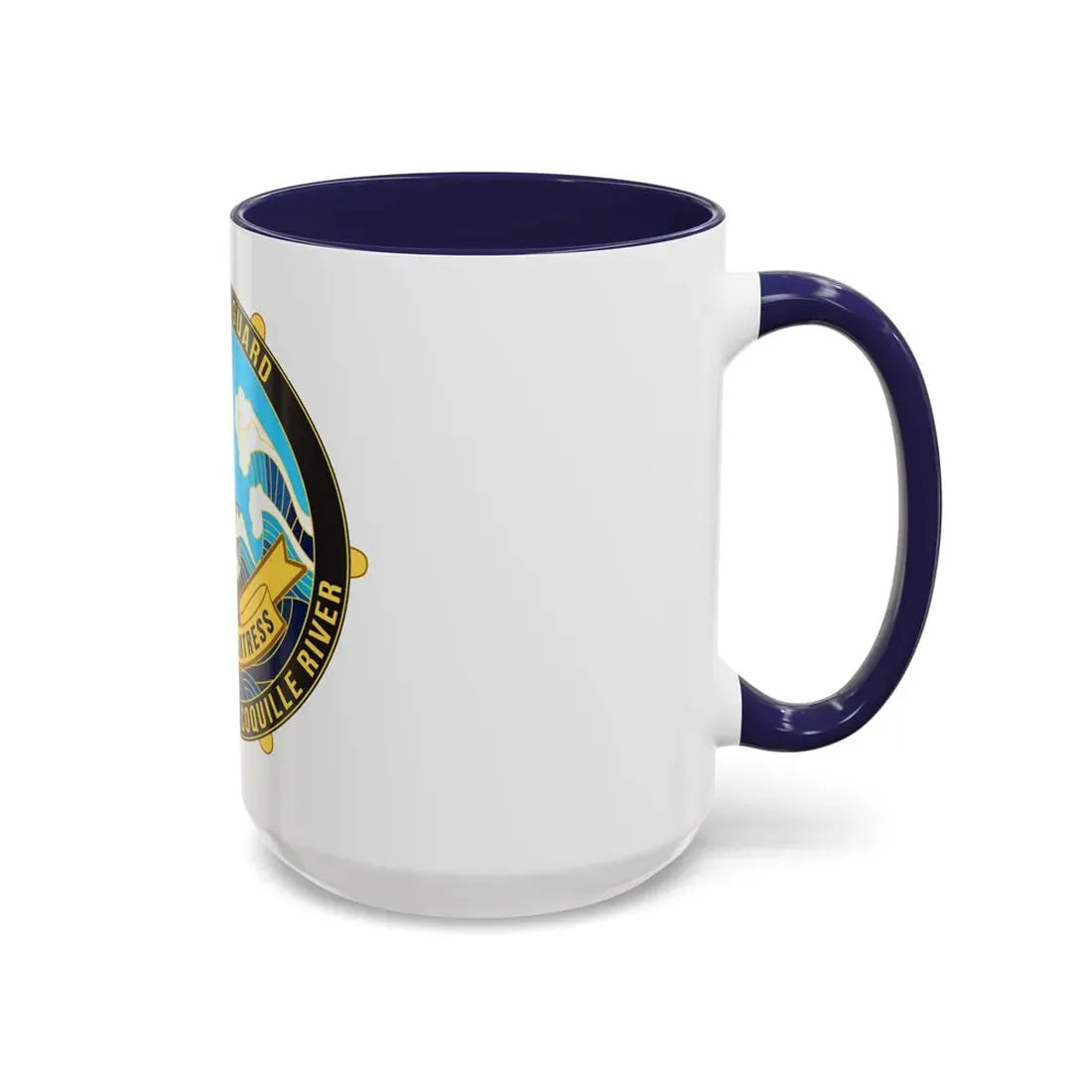 USCG Station Coos Bay (U.S. Coast Guard) Accent Coffee Mug - Go Mug Yourself