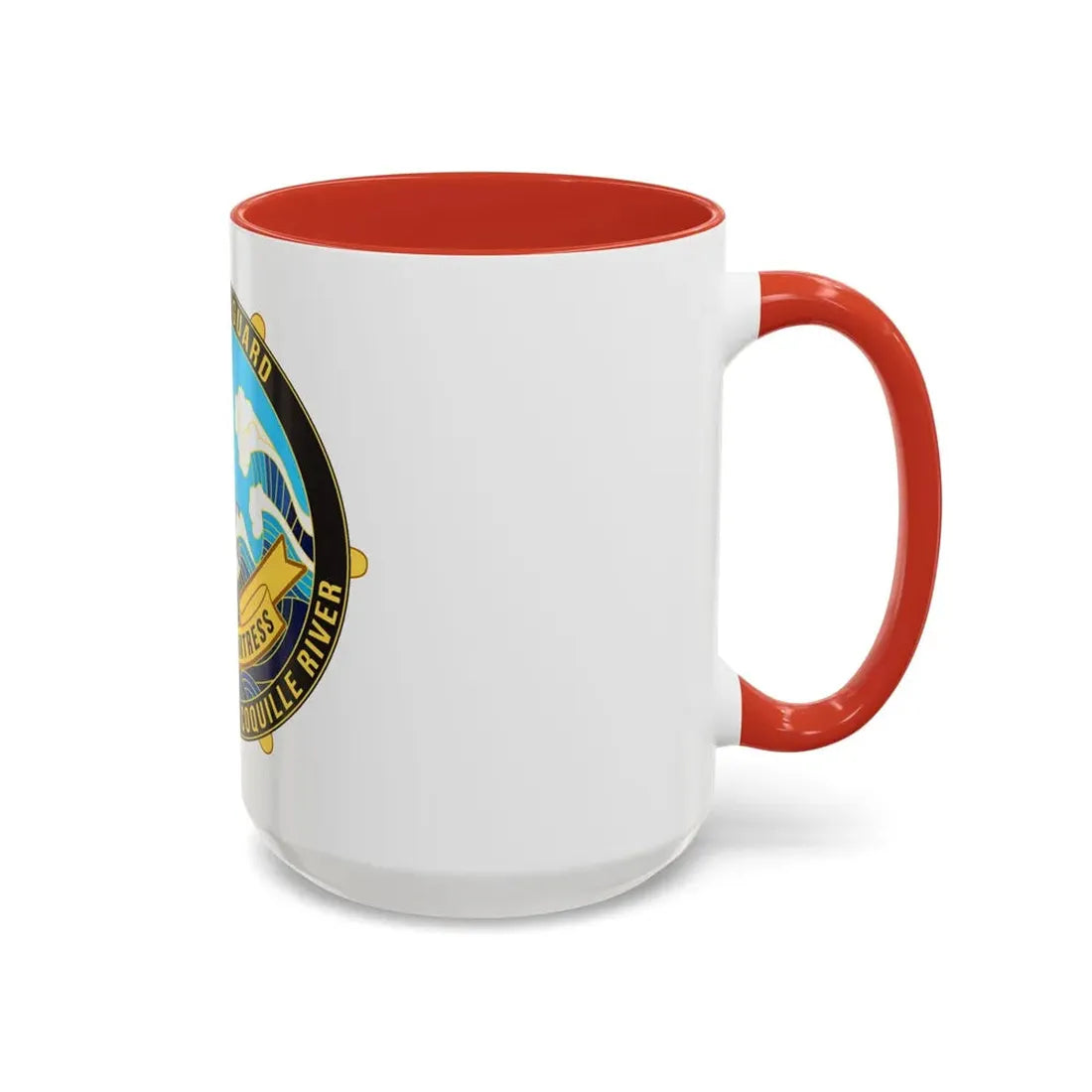 USCG Station Coos Bay (U.S. Coast Guard) Accent Coffee Mug - Go Mug Yourself